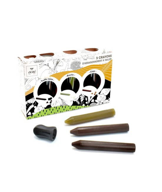 Coffret festin festif 3 crayons