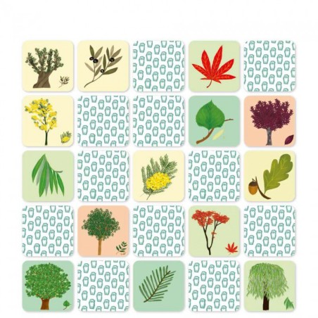 Mémory L'Arbre et sa Feuille