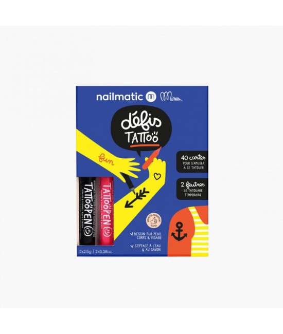 Défis Tattoo Nailmatic x Minus Éditions
