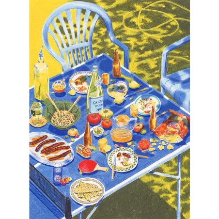 Manger dehors - Puzzle 1000 pièces