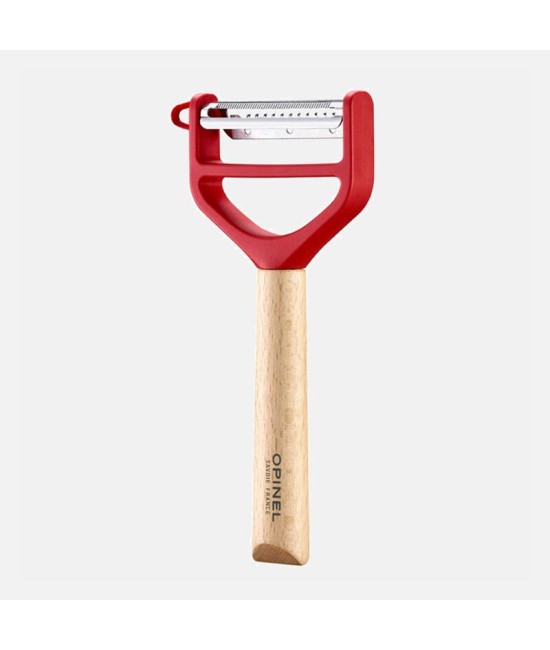 Eplucheur T-Duo Bois et Rouge