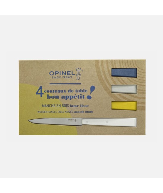 Coffret de 4 couteaux de table N°125 Bon Appétit Céleste
