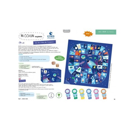 Jeu de l'Oie de l'Espace CNES - Space Goose Game