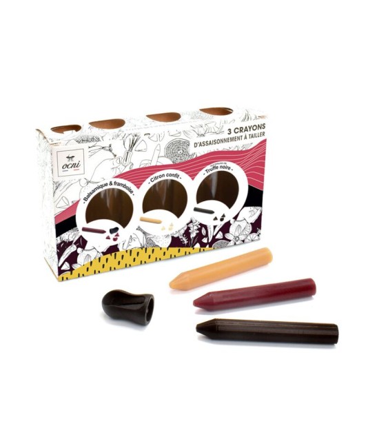 Coffret gourmet Gourmand 3 Crayons