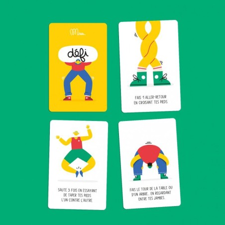Jeu de carte défis cool - Move It
