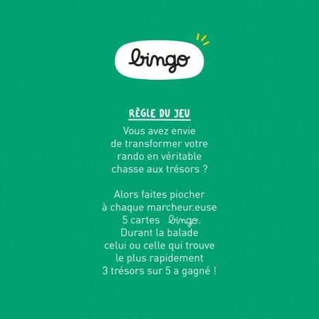 Jeu de carte défis cool - Rando Dingo