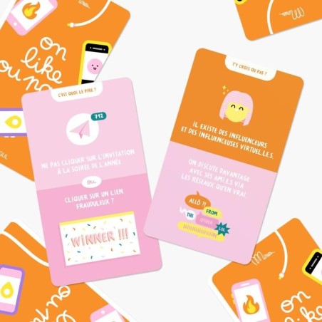 Jeu de carte On like ou pas? - 5min de moments complices