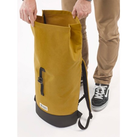 Squamish Bag V3 - Chai Tea / cuir noir