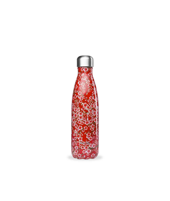 Bouteille isotherme - Flowers - Rouge - 500ml