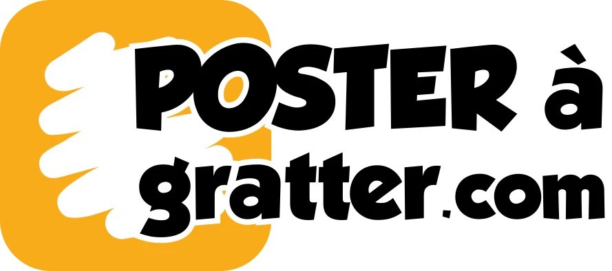 Poster à gratter